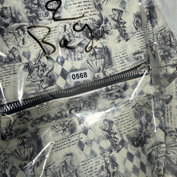 Alice in Wonderland Vintage Print Backpack | Unbranded